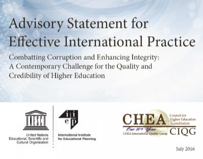 Advisory Statement for Effective International Practice