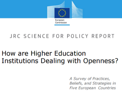 How are Higher Education Institutions Dealing with Openness?