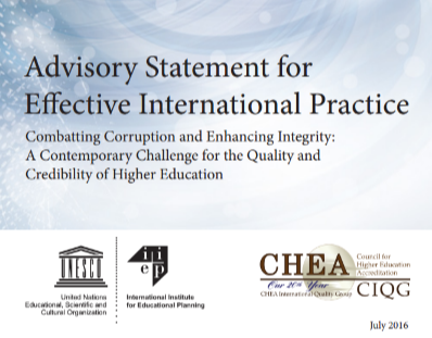 Advisory Statement for Effective International Practice
